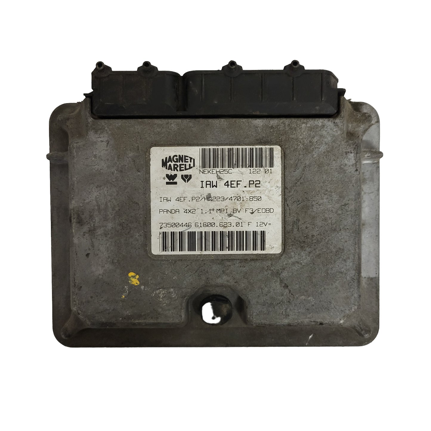 FIAT PANDA 1.1 ECU / 73500446 / IAW 4EF.P2 / 61600.623.01 / HW223 / MAGNETI MARELLI