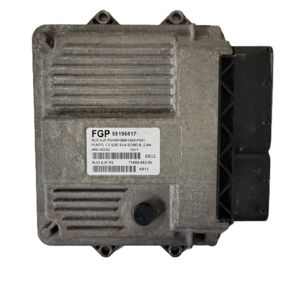 FIAT PUNTO ECU / MJD 6JF.P3 / 55195817 / HW1BM / 71600.053.00 / MAGNETI MARELLI