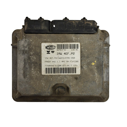 FIAT PANDA 1.1 ECU / 73500446 / IAW 4EF.P2 / 61600.623.01 / HW223 / MAGNETI MARELLI