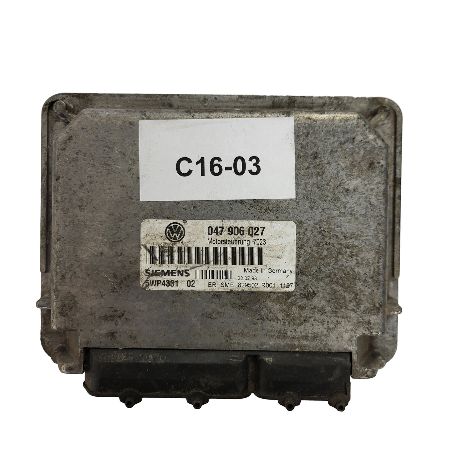 VW LUPO ECU / 047906027 / 5WP4331 02 / SIEMENS