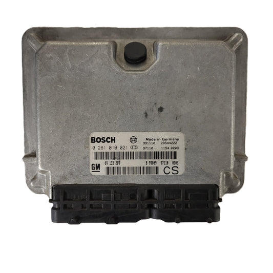 Opel Zafira ECU / 0281010021 / 09133269 / CS / BOSCH