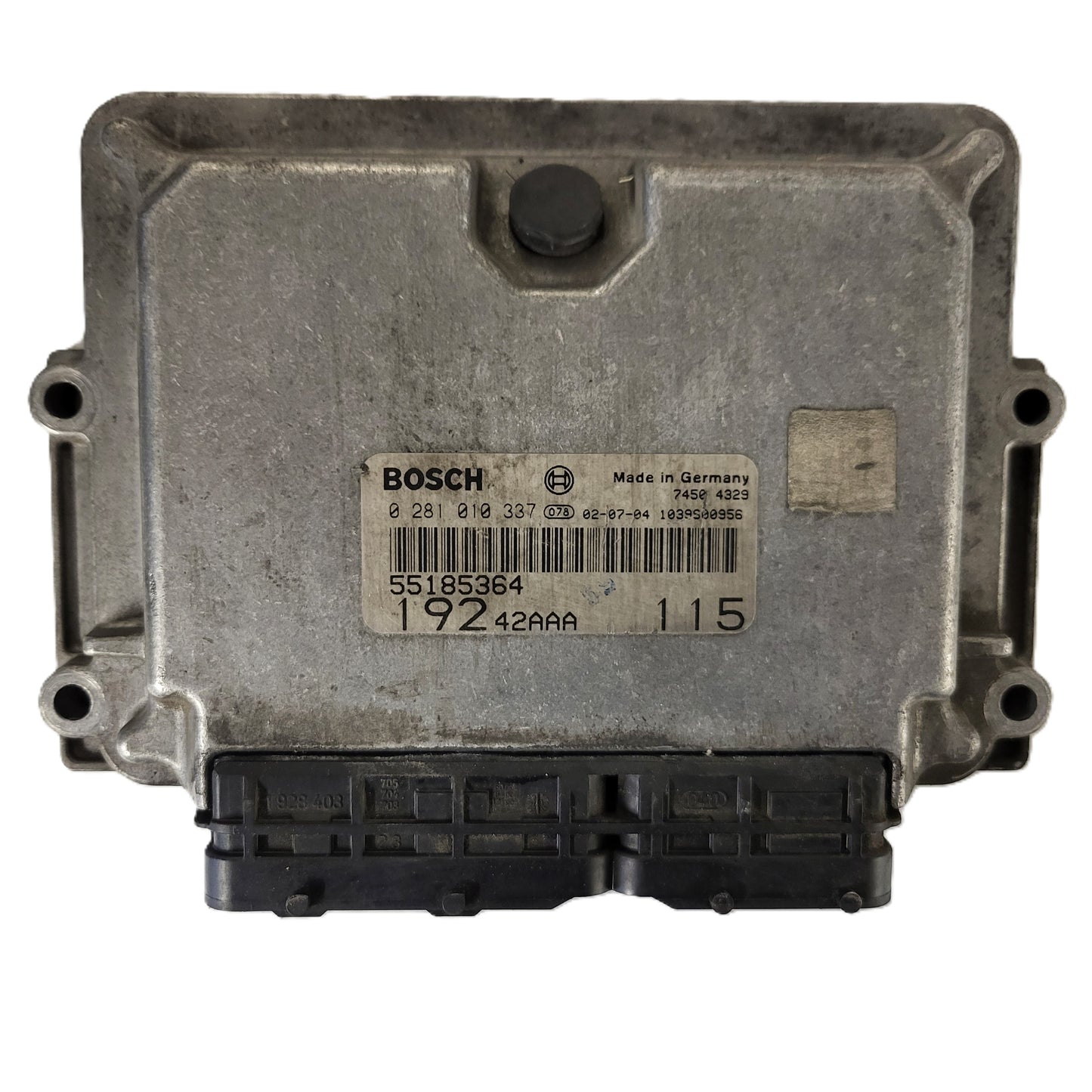 Fiat Stilo 1.9 JTD ECU / 0281010337 / 55185364 / BOSCH
