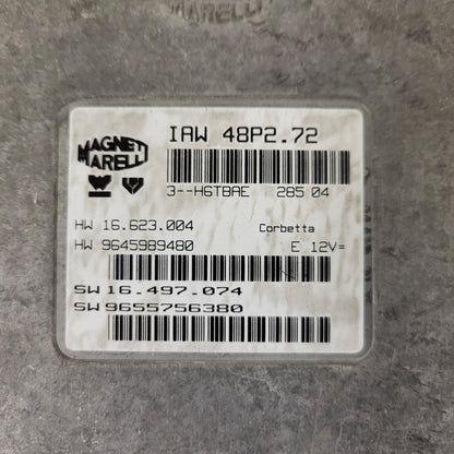 Citroen C3 1.1. ECU / SW 9655756380 / IAW 48P2.72 / HW 9645989480 / MAGNETI MARELLI
