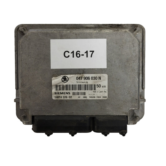 ŠKODA FELICIA ECU / 047906030N / 5WP432602 / 5WP4 / SIEMENS