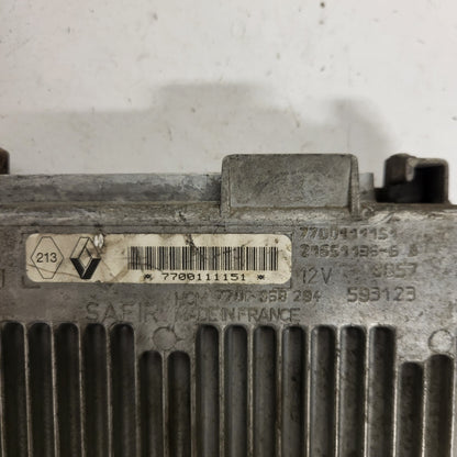 RENAULT CLIO ECU / 7700111151 / 21651136-6B / 7700868294 / 21651136-6
