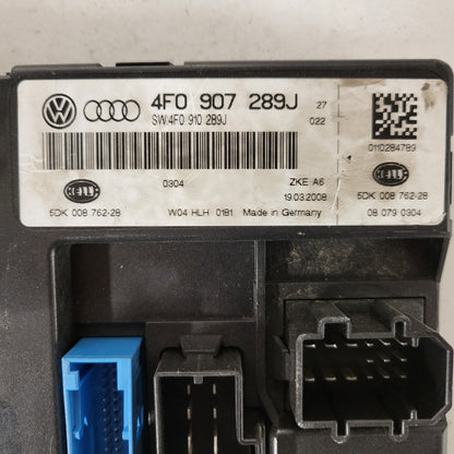 Audi A6 C6 COMFORT CONTROL ECU / 4F0907289E / 5DK00876220 / 4F0910289J