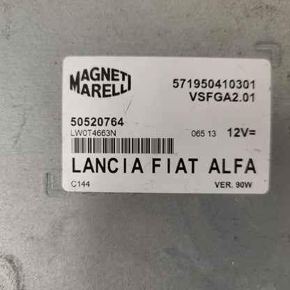 FIAT ALFA ROMEO MODULE ECU / 50520764 / 571950410301 / VSFGA2.01 / RADIO