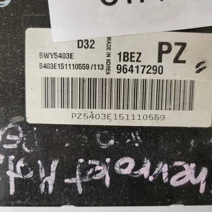 CHEVROLET DAEWOO MATIZ  ECU / 96417290 / 1BEZ / PZ / 5WY5403E