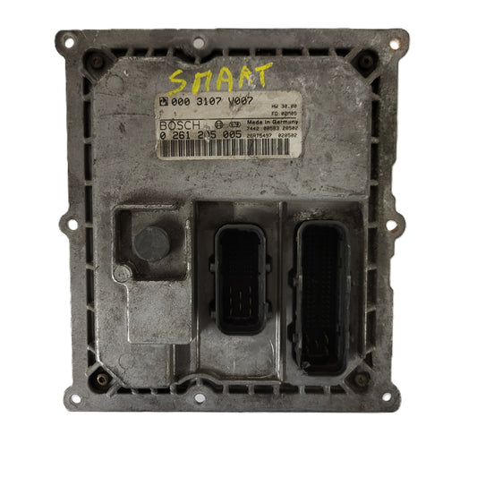 SMART FORTWO ECU / 0261205005 / 0003107V007 / BOSCH