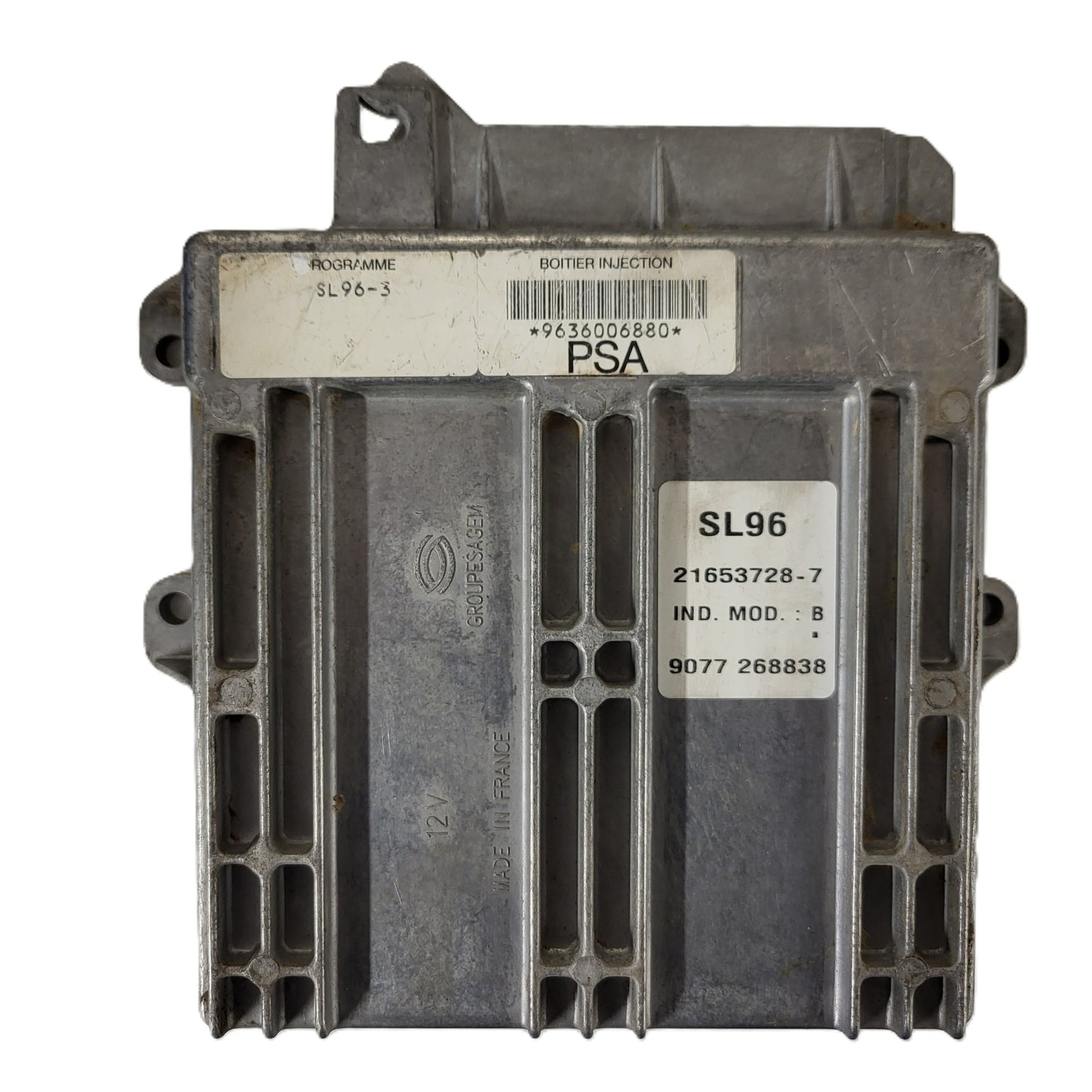 Peugeot Citroen ECU / 9636006880 / 9077268838 / 21653728-7 / SAGEM