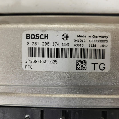 Honda Jazz ECU / 0261208374 / 37820-PWD-G05 / FTG / BOSCH