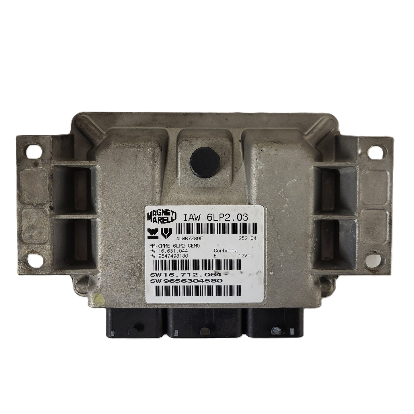 PEUGEOT CITROEN ECU / IAW 6LP2.03 / 9647498180  / 9656304580 / MAGNETI MARELLI