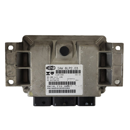 PEUGEOT CITROEN ECU / IAW 6LP2.03 / 9647498180  / 9656304580 / MAGNETI MARELLI
