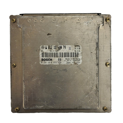 MERCEDES BENZ W210 ECU / A6121534079 / 0281010855 / CR2.14 / 2.7 / BOSCH