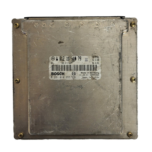 MERCEDES BENZ W210 ECU / A6121534079 / 0281010855 / CR2.14 / 2.7 / BOSCH