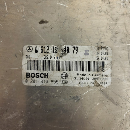 MERCEDES BENZ W210 ECU / A6121534079 / 0281010855 / CR2.14 / 2.7 / BOSCH