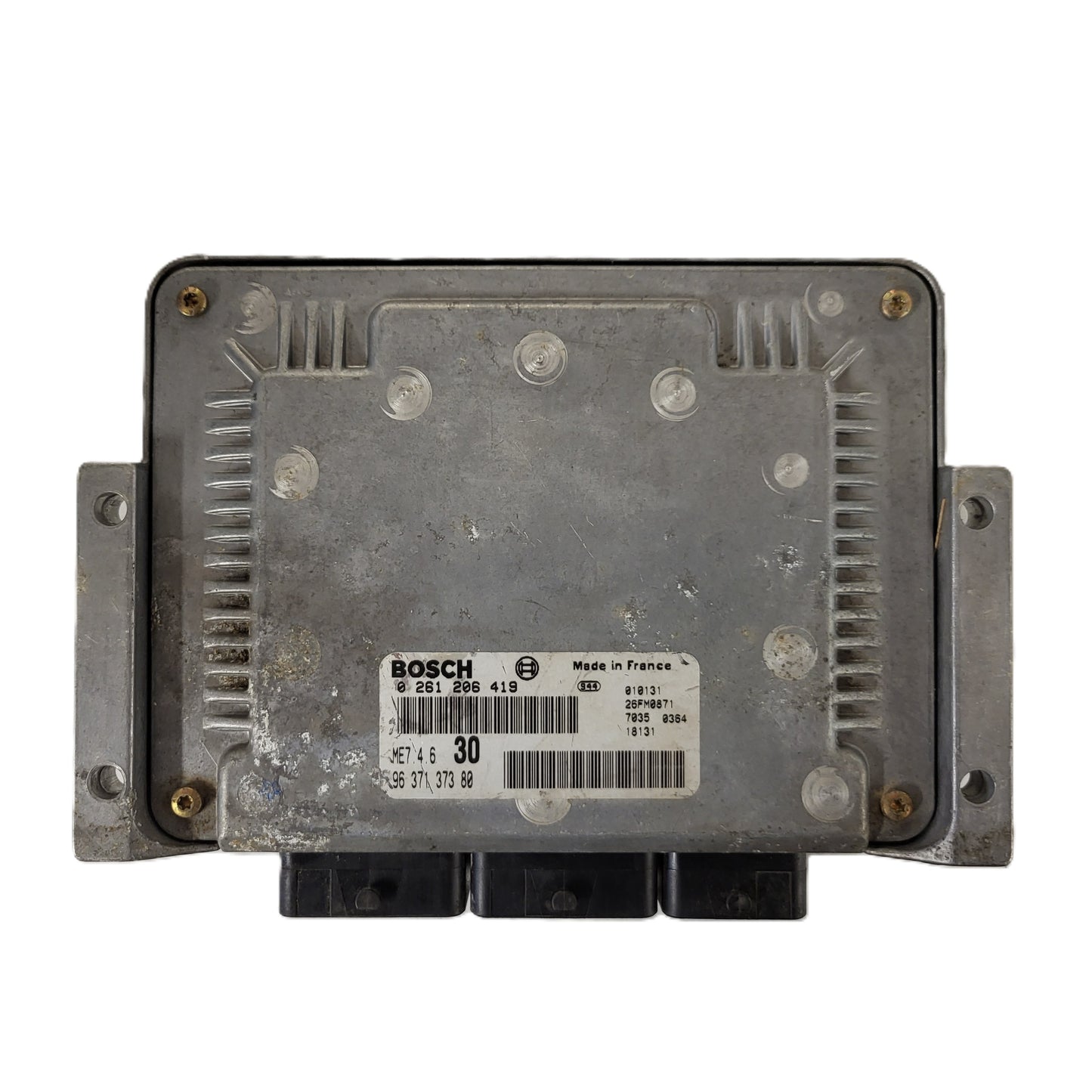 Citroen C5 ECU / 0261206419 / 9637137380 / ME7.4.6 / BOSCH
