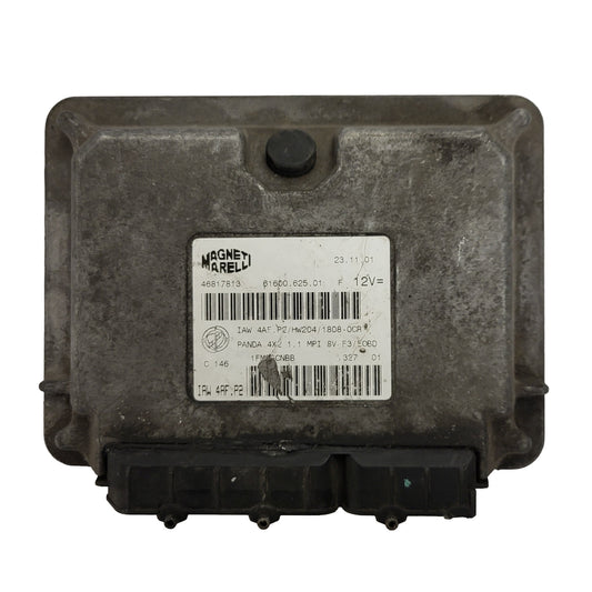 FIAT PANDA 1.1 ECU / 46817813 / IAW 4AF.P2 / 61600.625.01 / HW204 / MAGNETI MARELLI