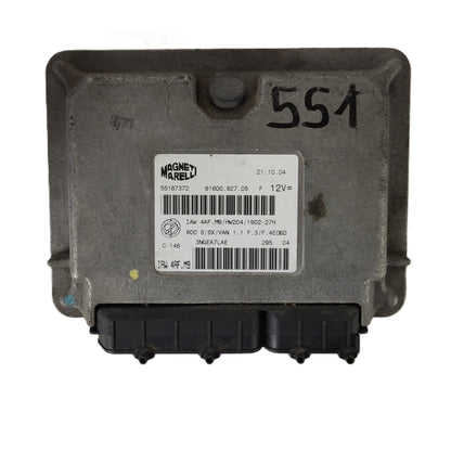 Fiat Seicento 600 ECU / 55187372 / IAW4AF.M9 / 61600.627.05 / MAGNETI MARELLI