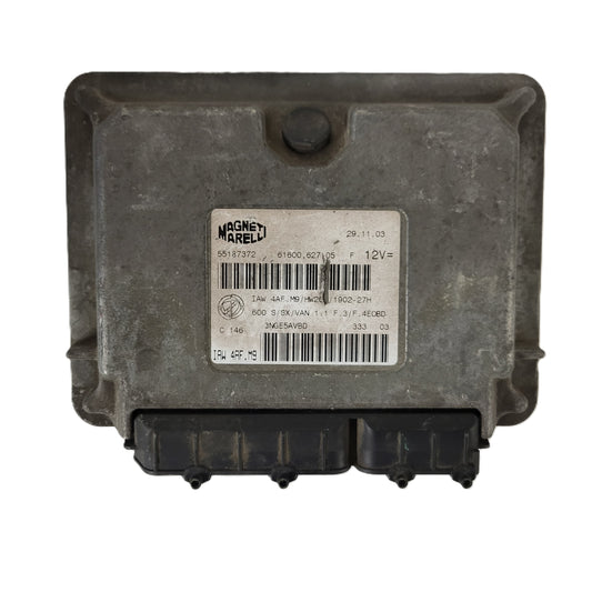 Fiat Seicento 600 ECU / 55187372 / IAW4AF.M9 / 61600.627.05 / MAGNETI MARELLI