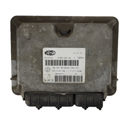 Fiat Seicento 600 ECU / 55187372 / IAW4AF.M9 / 61600.627.05 / MAGNETI MARELLI