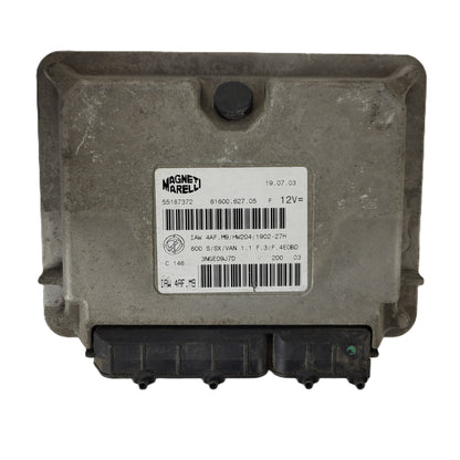 Fiat Seicento 600 ECU / 55187372 / IAW4AF.M9 / 61600.627.05 / MAGNETI MARELLI