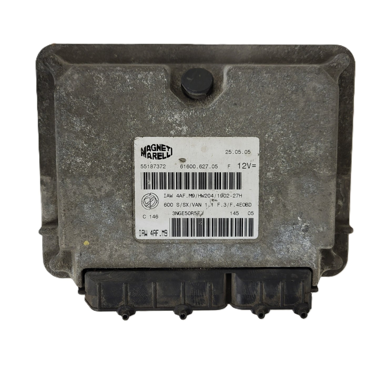 Fiat Seicento 600 ECU / 55187372 / IAW4AF.M9 / 61600.627.05 / MAGNETI MARELLI