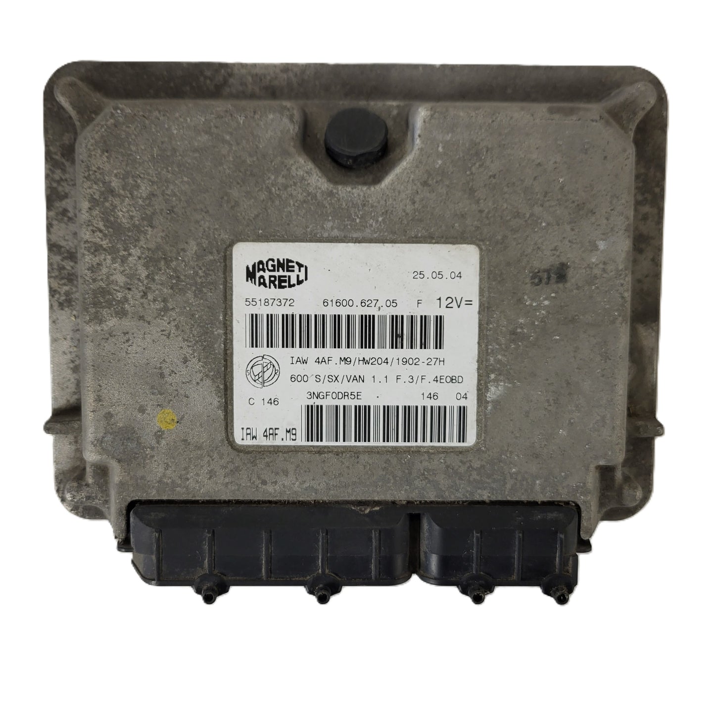Fiat Seicento 600 ECU / 55187372 / IAW4AF.M9 / 61600.627.05 / MAGNETI MARELLI