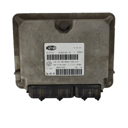 Fiat Seicento 600 ECU / 55187372 / IAW4AF.M9 / 61600.627.05 / MAGNETI MARELLI