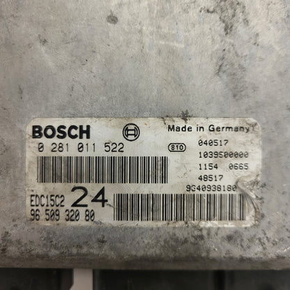 Fiat Ulisse 807 C8 ECU / 0281011522 / 9650932080 / 9640938180 / EDC15C2 / BOSCH