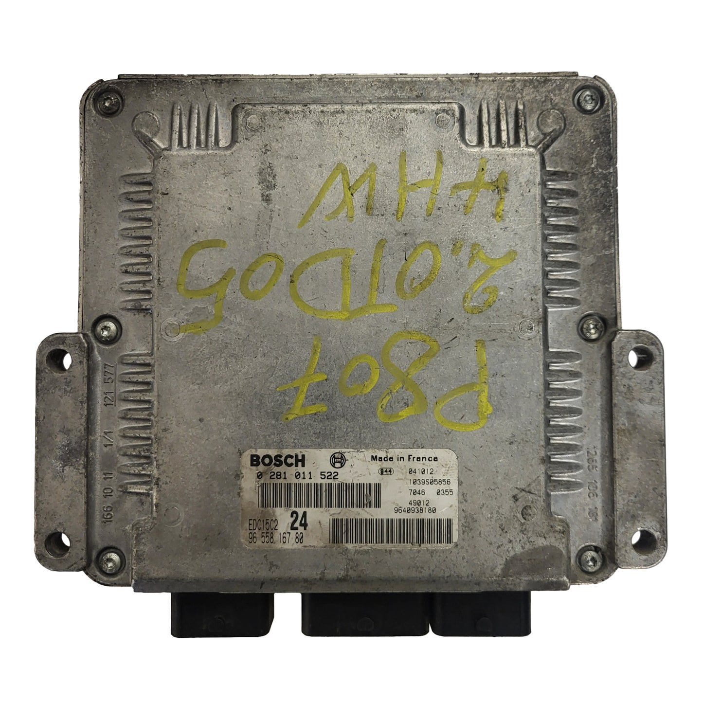 Fiat Ulisse 807 C8 ECU / 0281011522 / 9655816780 / 9640938180 / EDC15C2 / BOSCH