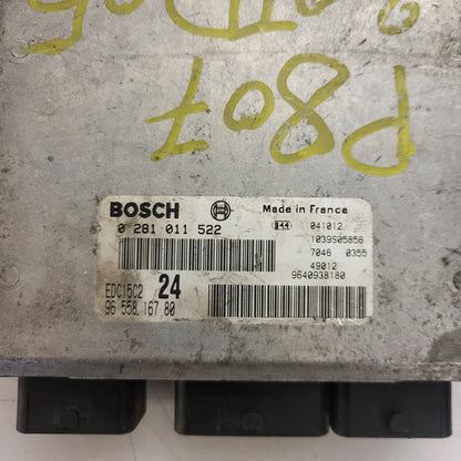 5x Fiat Ulisse 807 C8 ECU / 0281011522 / 9655816780 / 9640938180 / EDC15C2 / BOSCH BULK STOCK