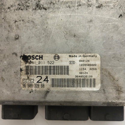 Fiat Ulisse 807 C8 ECU / 0281011522 / 9650932080 / 9640938180 / EDC15C2 / BOSCH