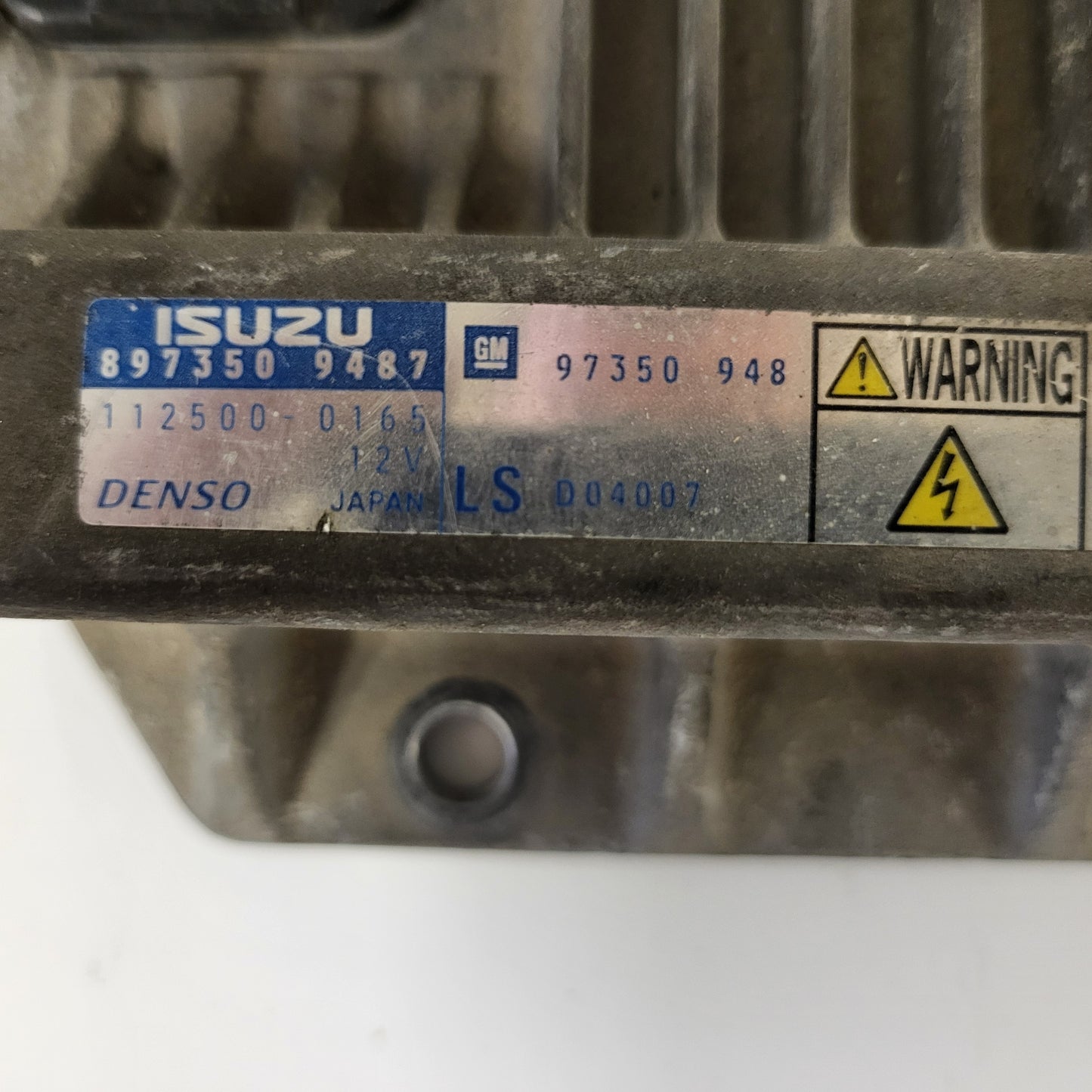 OPEL MERIVA ISUZU ECU / 1125000165 / 8973509487 / 97350948 / DENSO
