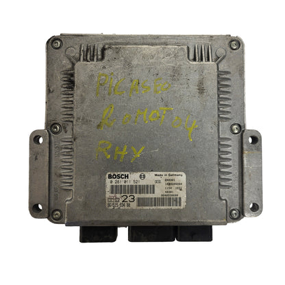 Citroen Xsara ECU / 0281011521 / 9651593480 / BOSCH - C20-09 - 1