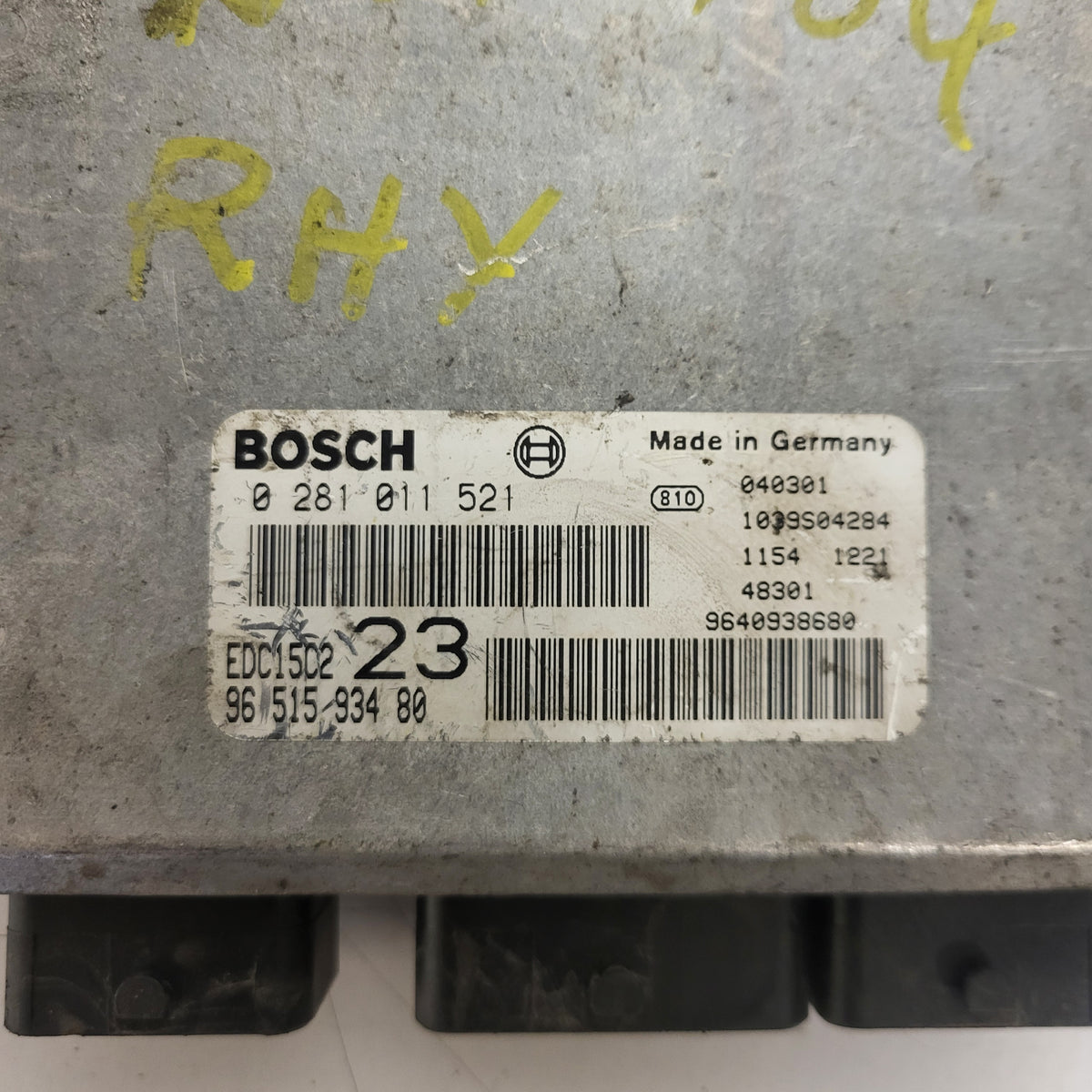 Citroen Xsara ECU / 0281011521 / 9651593480 / BOSCH - C20-09 - 2