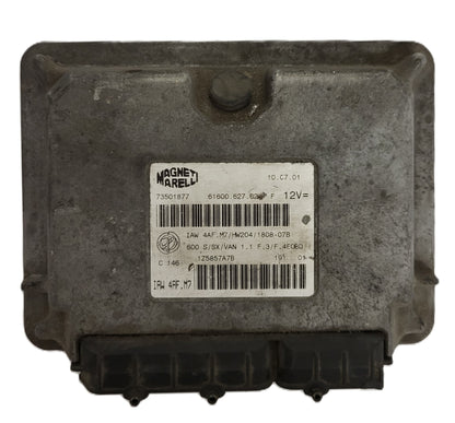 Fiat 600 ECU / IAW4AF.M7 / 73501877 / HW204 / MAGNETI MARELLI
