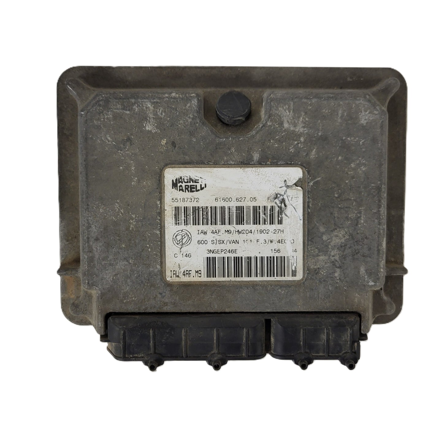 Fiat Seicento 600 ECU / 55187372 / IAW4AF.M9 / 61600.627.05 / MAGNETI MARELLI