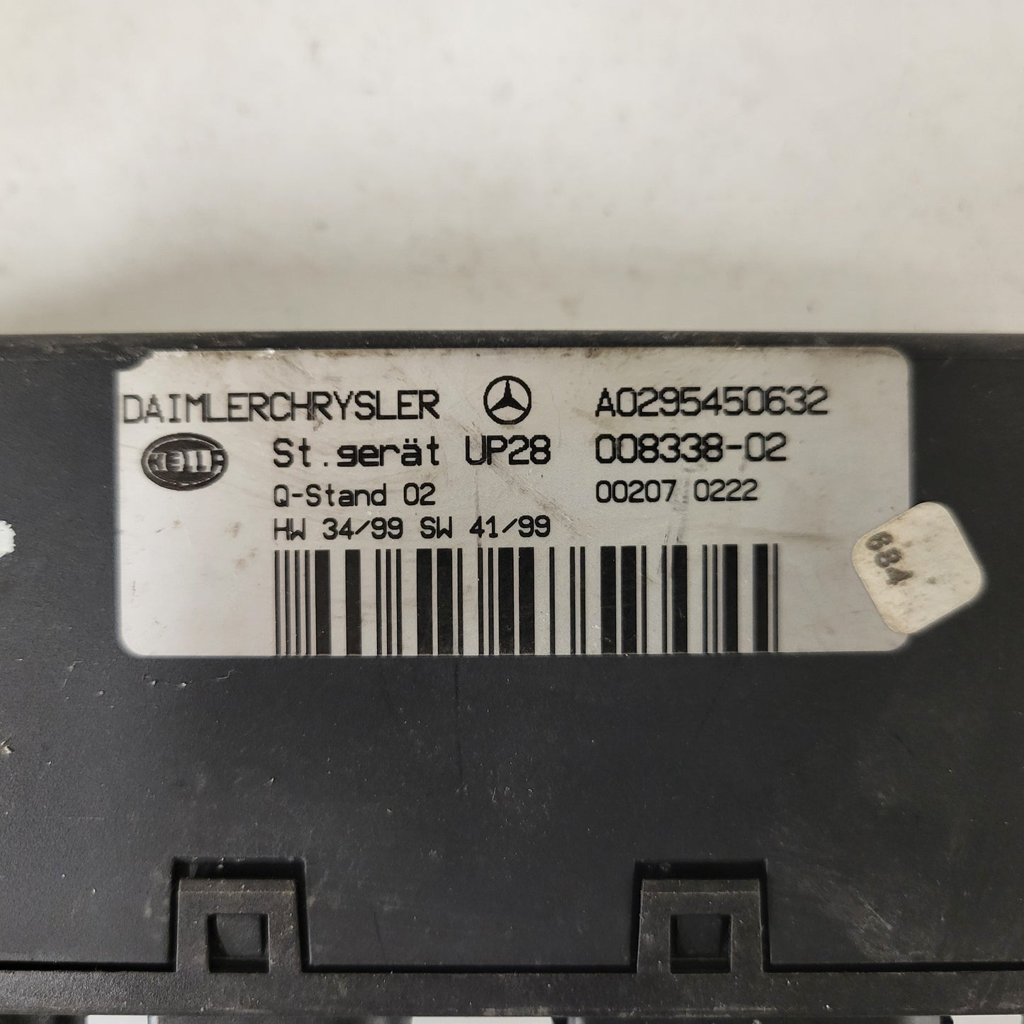 MERCEDES C CLK W203 ECU / A0295450632 / 008338-02 / HELLA