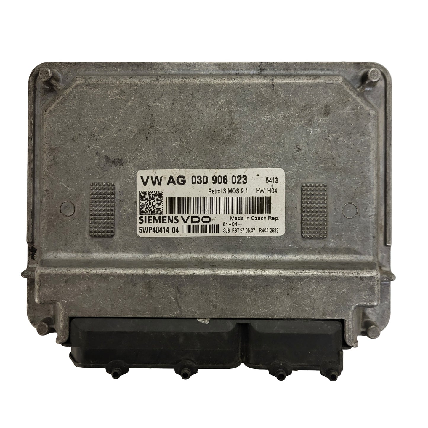 VW ECU / 03D906023 / 5WP40414 04 / SIMOS 9.1 / SIEMENS