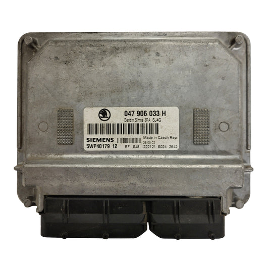 SKODA FABIA ECU / 047906033H / 5WP40179 12 / SIMOS 3PA / SIEMENS