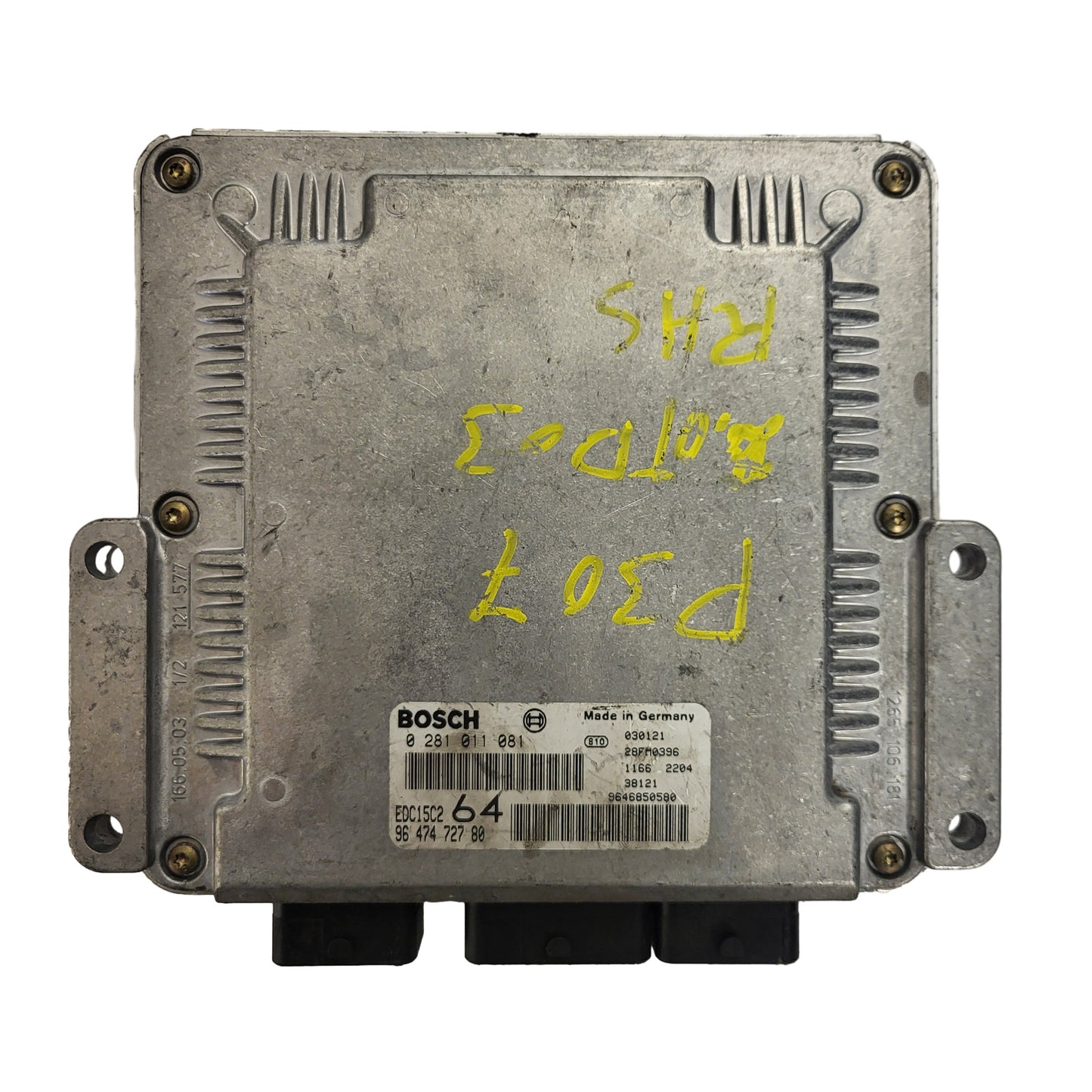 PEUGEOT 307 2.0 HDI ECU / 0281011081 / 9647472780 / EDC15C2 / BOSCH