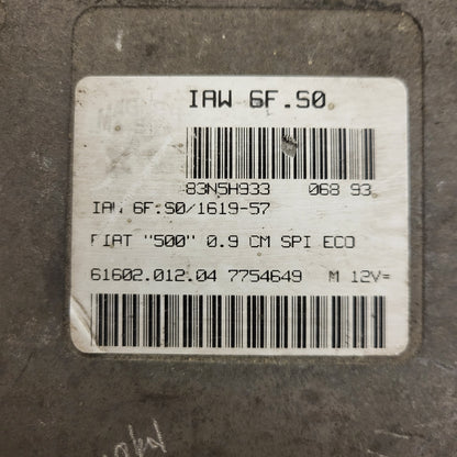 FIAT 500 0.9 ECU / IAW 6F.S0 / 7754649 / 61602.012.04 / MAGNETI MARELLI