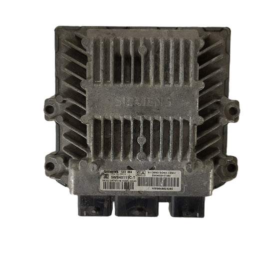 CITROEN ECU / 5WS40111C-T / SW 9653447380 / HW 96486524280 / SID804 SIEMENS
