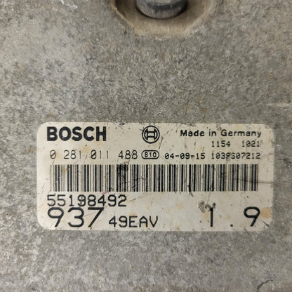 ALFA ROMEO 147 ECU / 0281011488 / 55198492 / BOSCH