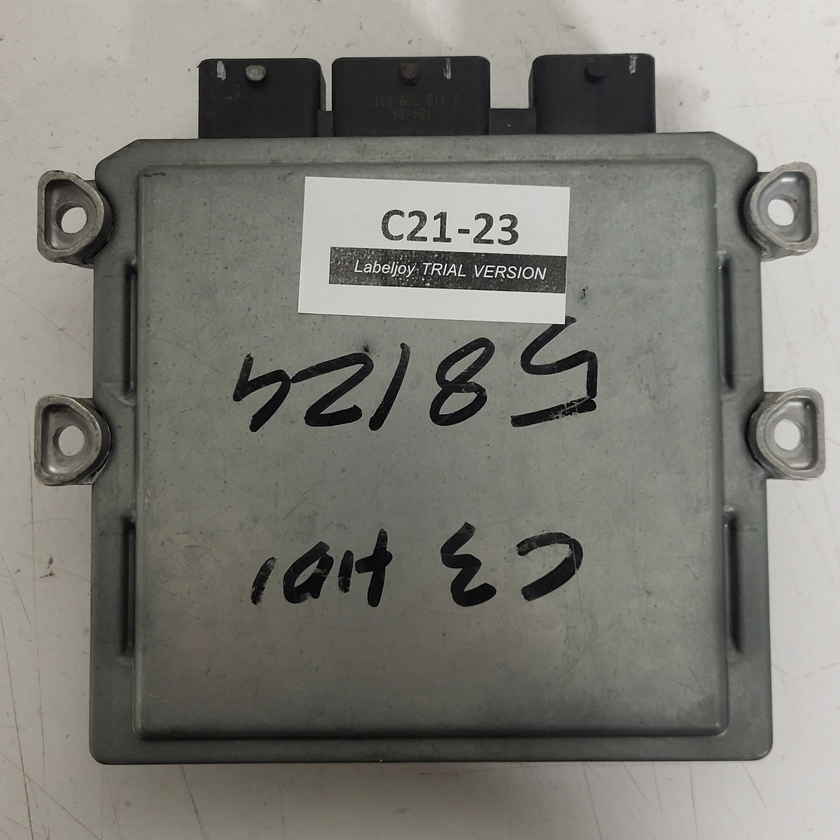 CITROEN C3 ECU / 5WS40110E-T / 9654925480 / 9648624280 / SID804 / SIEMENS - C21-23 - 3