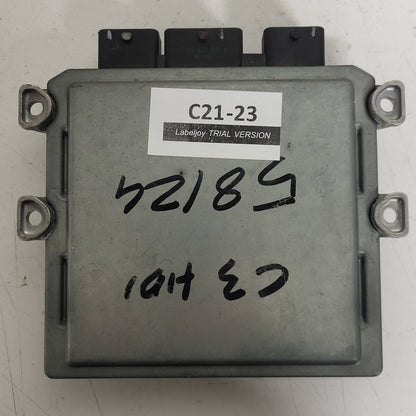 CITROEN C3 ECU / 5WS40110E-T / 9654925480 / 9648624280 / SID804 / SIEMENS - C21-23 - 3