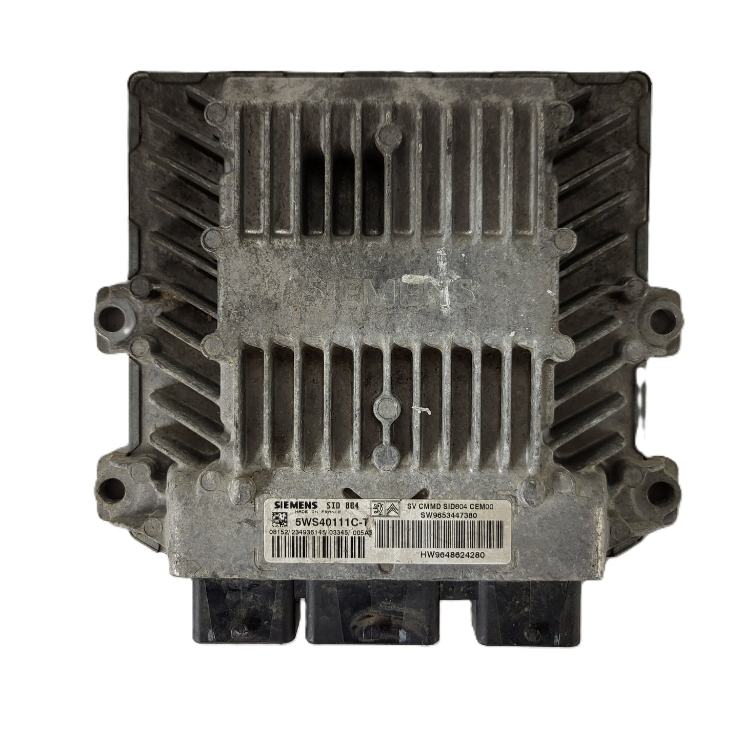 CITROEN ECU / 5WS40111C-T / SW9653447380 / HW 96486524280 / SID804 SIEMENS