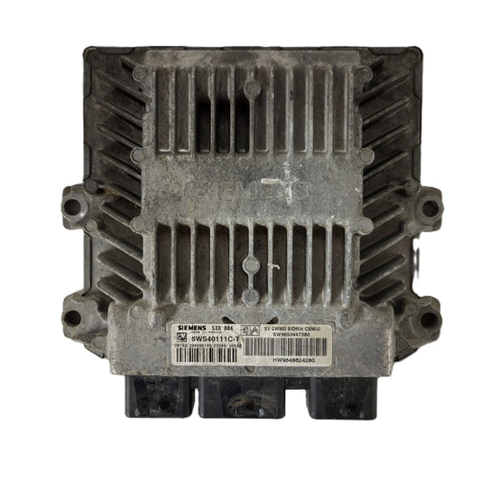 CITROEN ECU / 5WS40111C-T / SW9653447380 / HW 96486524280 / SID804 SIEMENS