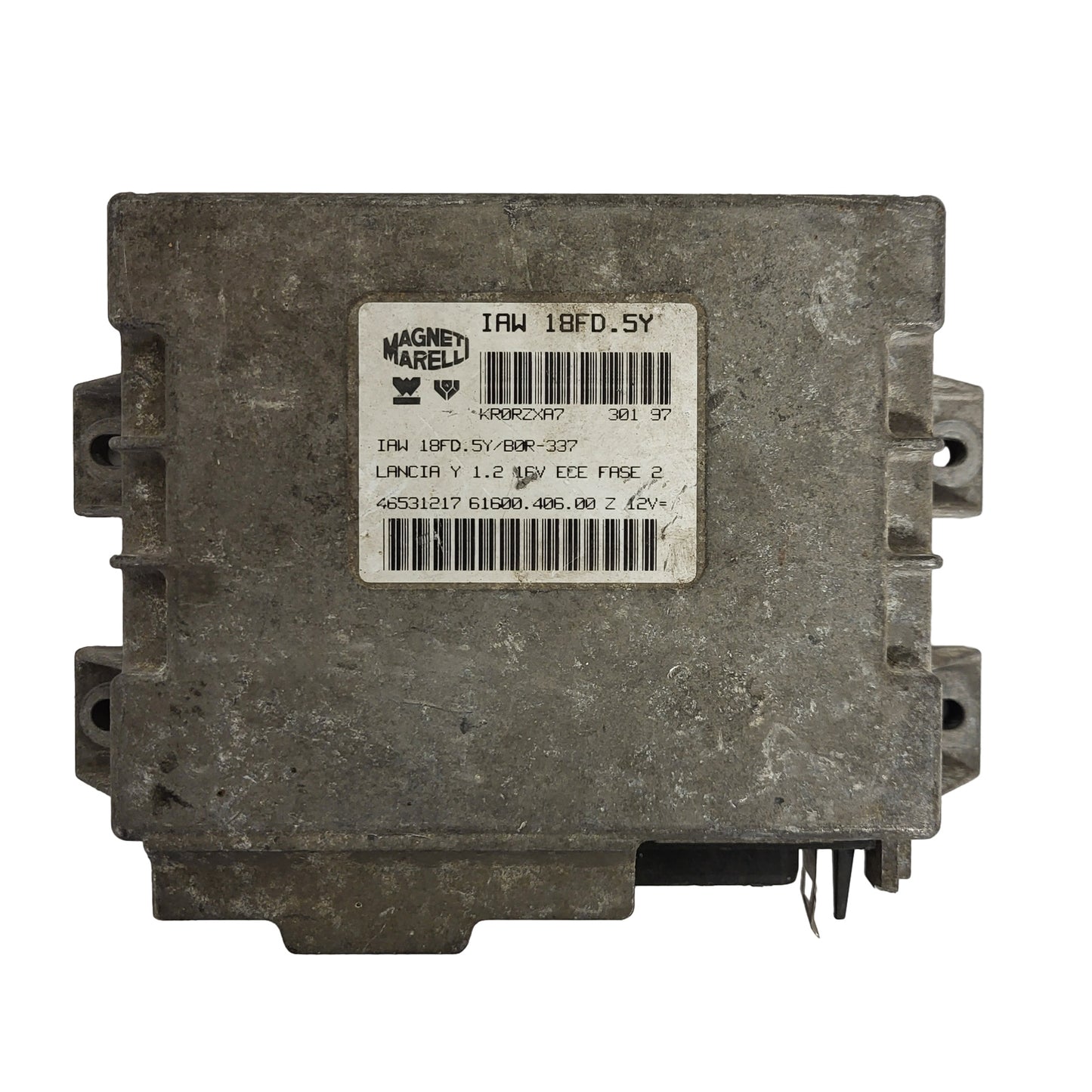 LANCIA Y 1.2 16V ECU / 46531217 / IAW 18FD.5Y / 61600.406.00 / MAGNETI MARELLI